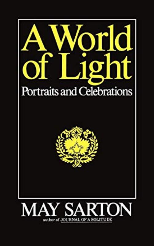Book cover for "A World of Light" by May Sarton