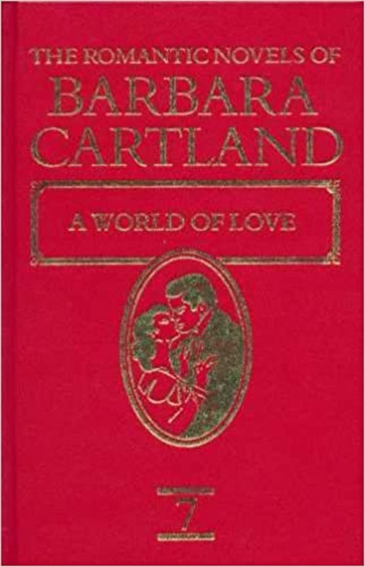 Book cover for "A World of Love" by Barbara Cartland