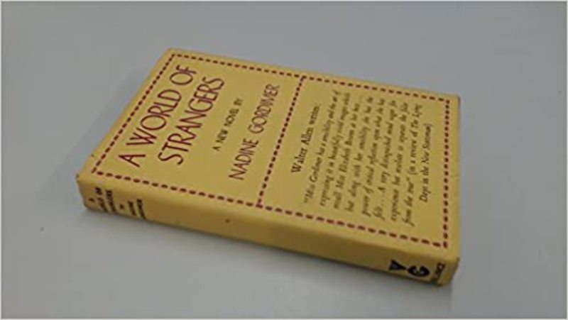 Book cover for "A World of Strangers" by Nadine Gordimer