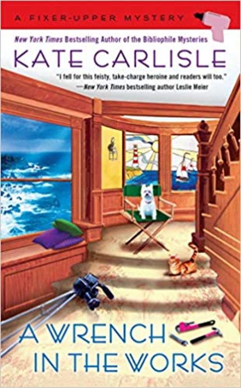 Book cover for "A Wrench in the Works" by Kate Carlisle