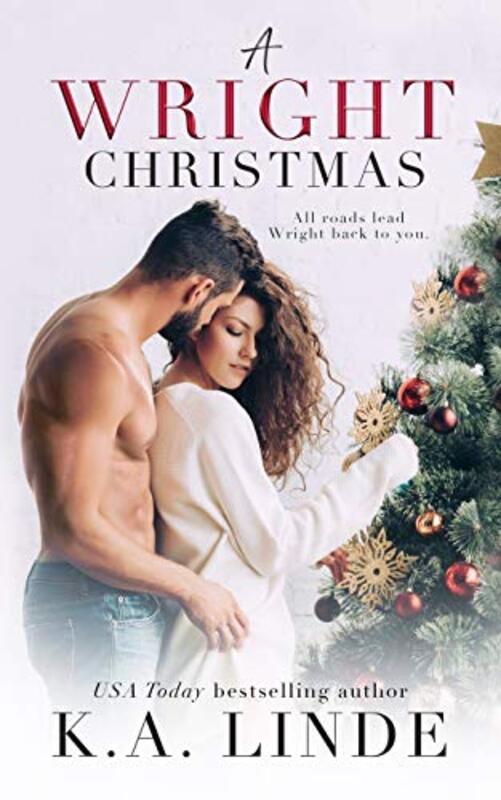 Book cover for "A Wright Christmas" by KA Linde