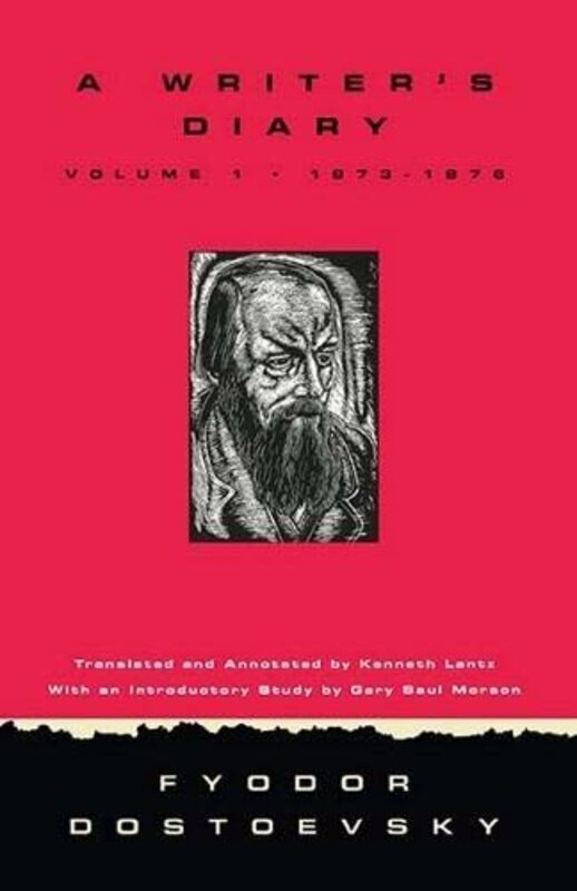 Book cover for "A Writer's Diary, Volume One, 1873-1876" by Fyodor Dostoevsky