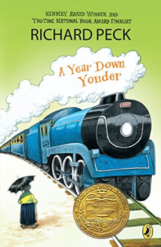 Book cover for "A Year Down Yonder" by Richard Peck