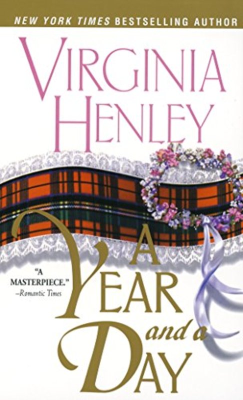 Book cover for "A Year and a Day" by Virginia Henley