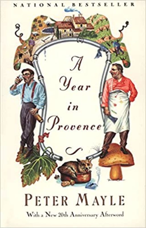 Book cover for "A Year in Provence" by Peter Mayle