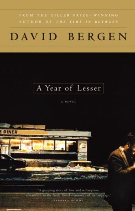 Book cover for "A Year of Lesser" by David Bergen