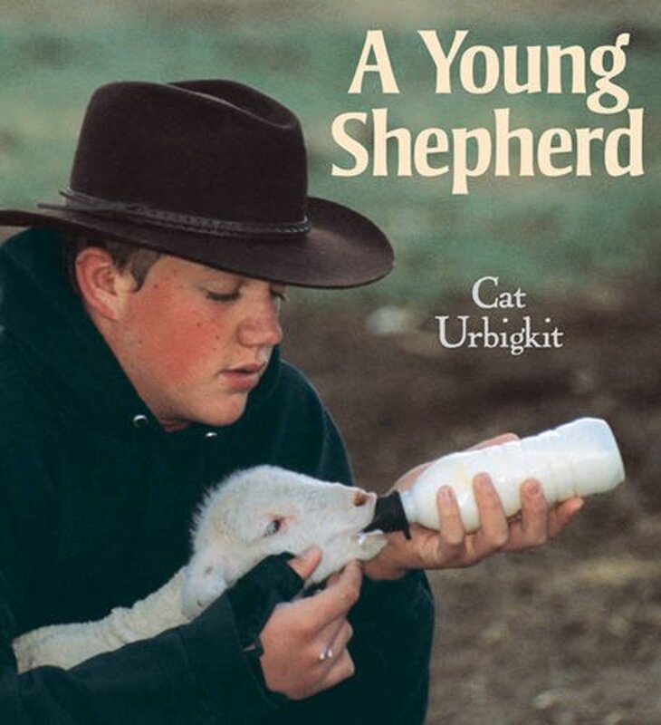 Book cover for "A Young Shepherd" by Cat Urbigkit