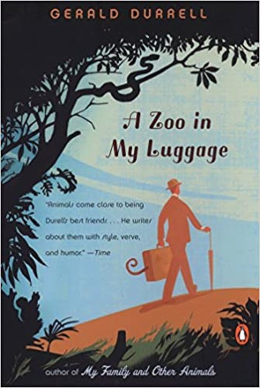 Book cover for "A Zoo in My Luggage" by Gerald Durrell