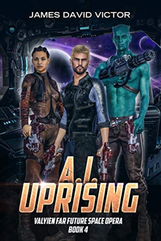 Book cover for "A. I. Uprising" by James David Victor