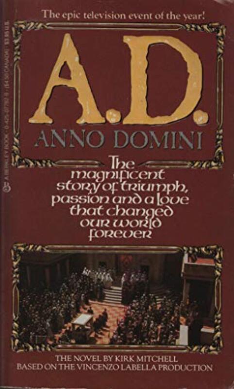 Book cover for "A.D. Anno Domini" by Kirk Mitchell