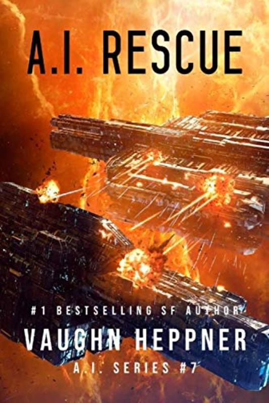Book cover for "A.I. Rescue" by Vaughn Heppner