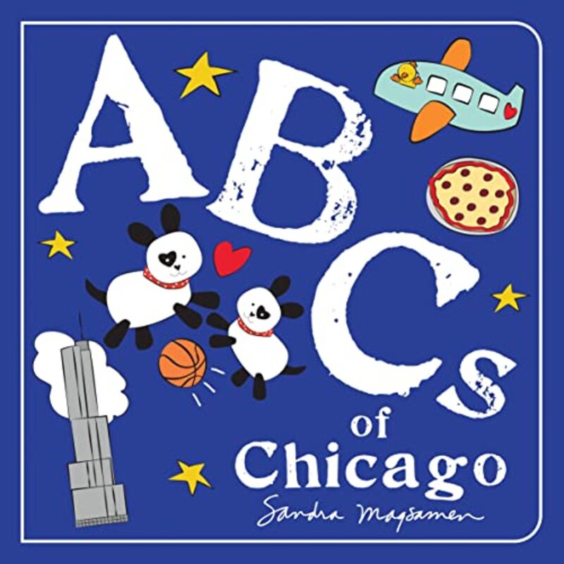 Book cover for "ABCs of Chicago" by Sandra Magsamen