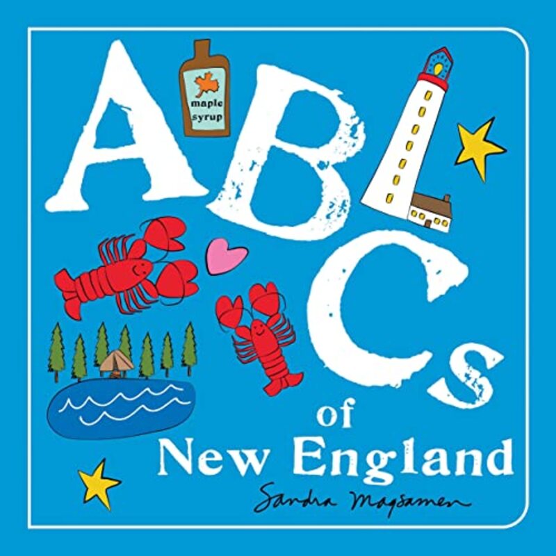 Book cover for "ABCs of New England" by Sandra Magsamen