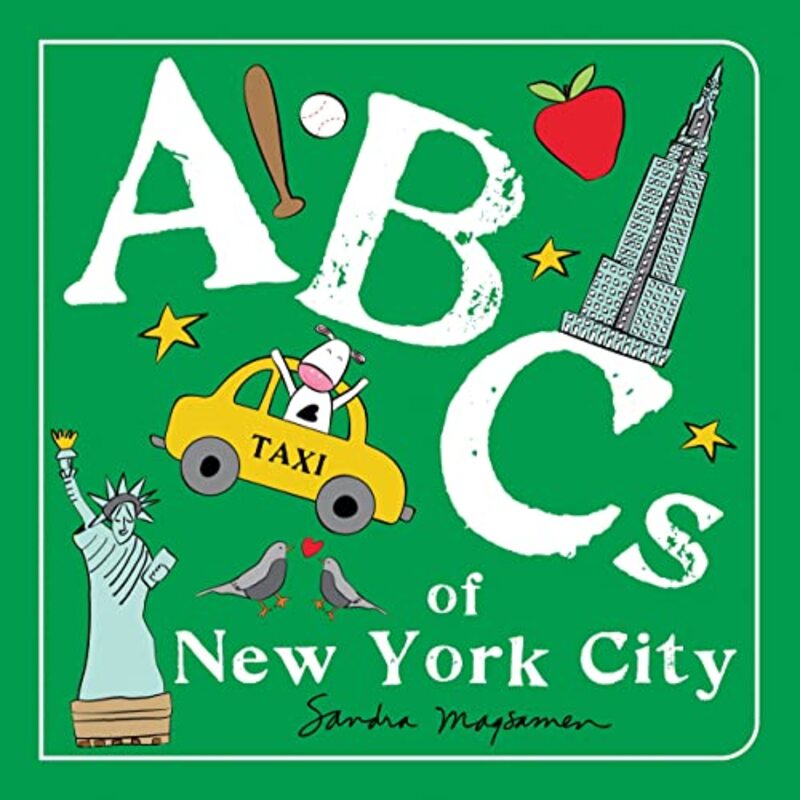 Book cover for "ABCs of New York City" by Sandra Magsamen
