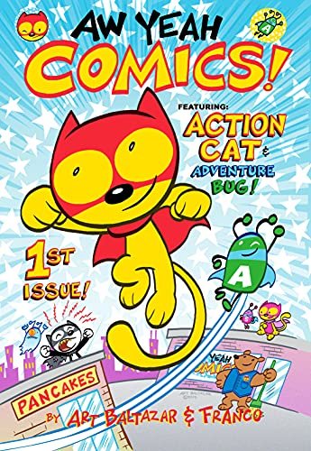 Book cover for "AW YEAH COMICS!" by Brad Meltzer