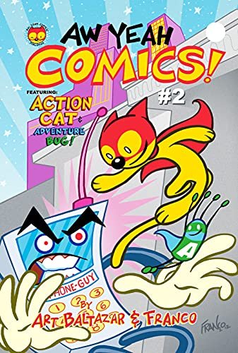 Book cover for "AW YEAH COMICS!: 2" by Brad Meltzer