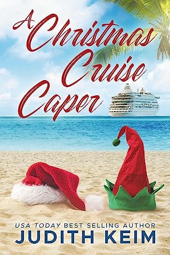 Book cover for "A Christmas Cruise Caper" by Judith Keim