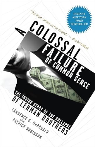 Book cover for "A Colossal Failure of Common Sense" by Patrick Robinson