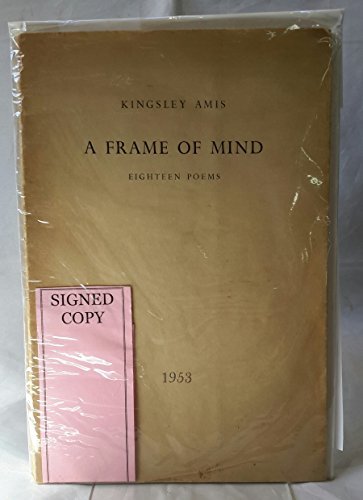 Book cover for "A Frame of Mind" by Kingsley Amis