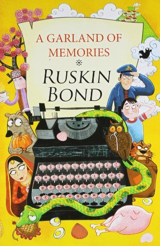 Book cover for "A Garland of Memories" by Ruskin Bond