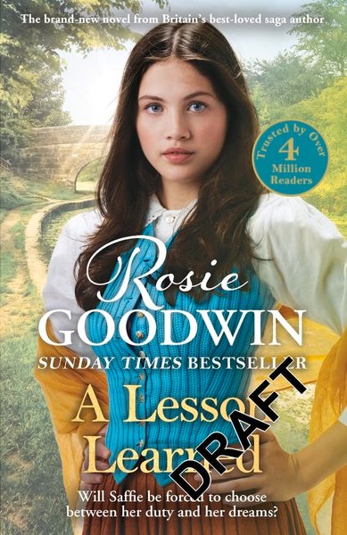 Book cover for "A Lesson Learned" by Rosie Goodwin