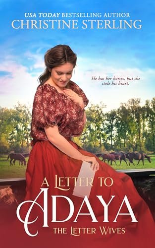 Book cover for "A Letter to Adaya" by Christine Sterling