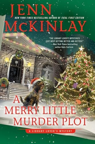 Book cover for "A Merry Little Murder Plot" by Jenn McKinlay