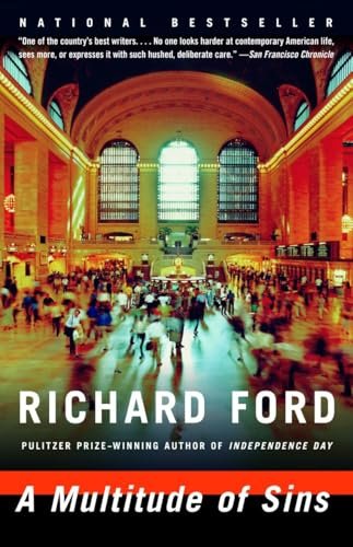 Book cover for "A Multitude of Sins" by Richard Ford