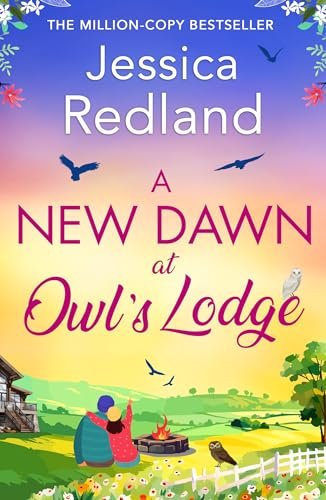 Book cover for "A New Dawn at Owl's Lodge" by Jessica Redland