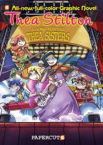 Book cover for "A Song for the Thea Sisters" by Thea Stilton