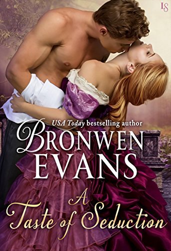 Book cover for "A Taste of Seduction" by Bronwen Evans