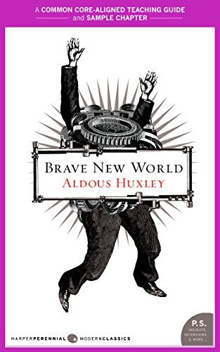 Book cover for "A Teacher's Guide to Brave New World" by Aldous Huxley