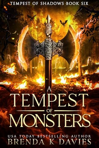 Book cover for "A Tempest of Monsters" by Brenda K Davies