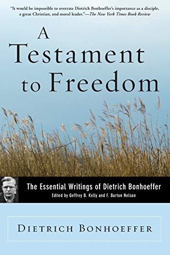 Book cover for "A Testament To Freedom" by Dietrich Bonhoeffer