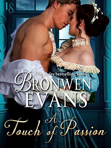 Book cover for "A Touch of Passion" by Bronwen Evans
