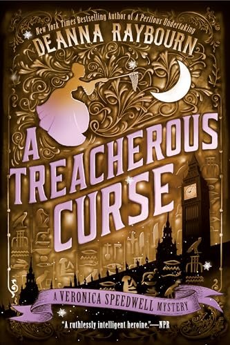 Book cover for "A Treacherous Curse" by Deanna Raybourn