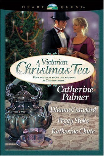 Book cover for "A Victorian Christmas Tea" by Catherine Palmer