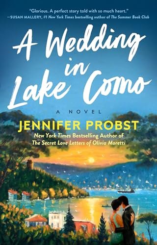 Book cover for "A Wedding in Lake Como" by Jennifer Probst
