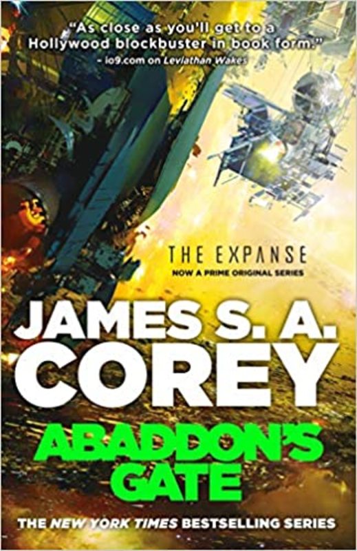 Book cover for "Abaddon's Gate" by James SA Corey