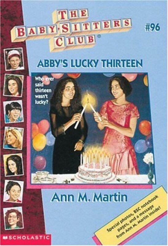 Book cover for "Abby's Lucky Thirteen" by Ann M Martin