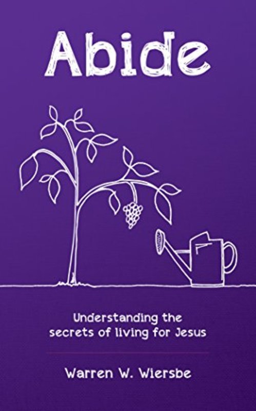 Book cover for "Abide understanding the secrets of living for Jesus" by Warren W Wiersbe