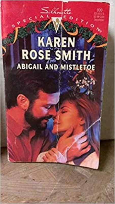 Book cover for "Abigail and Mistletoe" by Karen Rose Smith