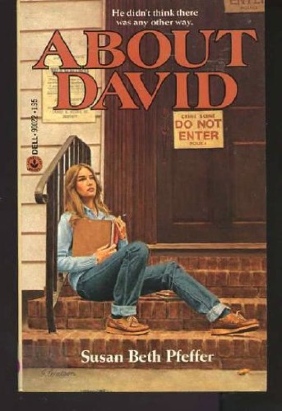 Book cover for "About David" by Susan Beth Pfeffer