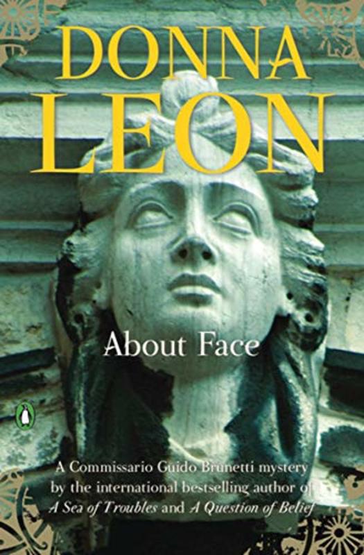Book cover for "About Face" by Donna Leon