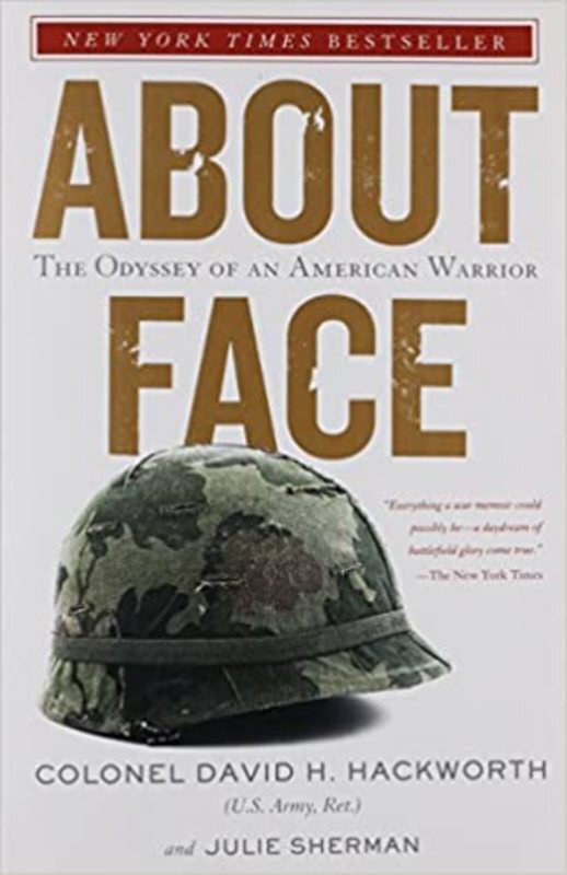 Book cover for "About Face" by Colonel David H. Hackworth