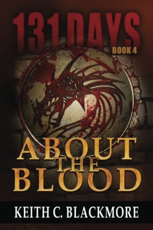 Book cover for "About the Blood" by Keith Blackmore