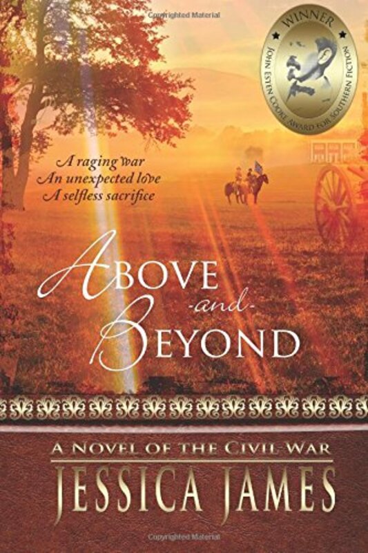 Book cover for "Above and Beyond" by Jessica James