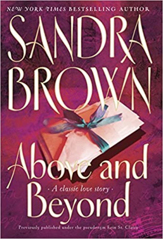 Book cover for "Above and Beyond" by Sandra Brown