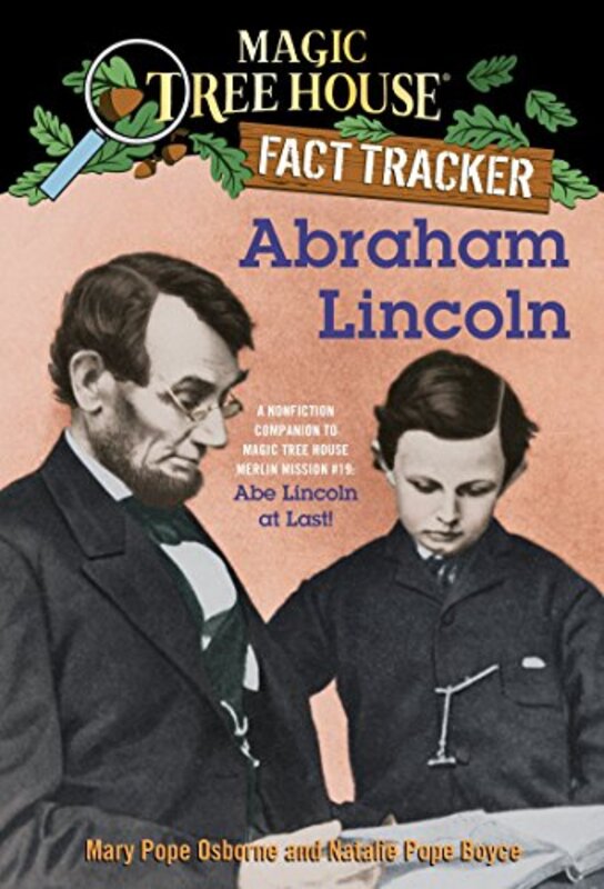 Book cover for "Abraham Lincoln" by Mary Pope Osborne