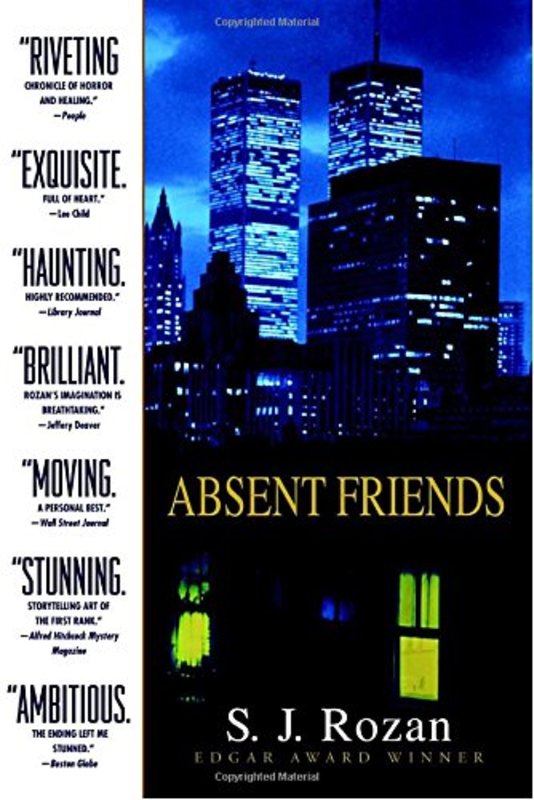Book cover for "Absent Friends" by SJ Rozan